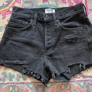 Black Jean shorts!!!!!